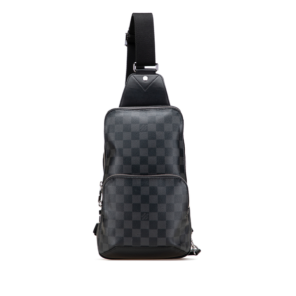 Pre-Loved Louis Vuitton Damier Graphite Avenue Sling - Picture 1 of 11
